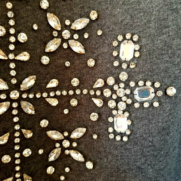Crystal Embellished Sweatshirt - Picture 6 of 8